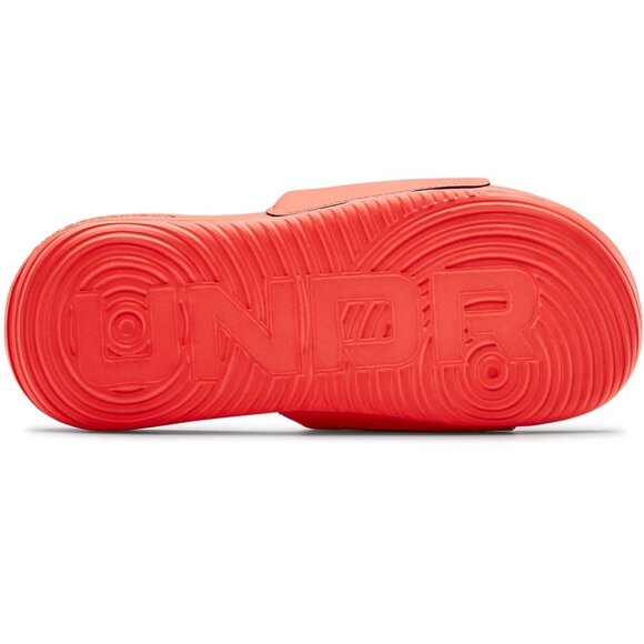 Under Armour Ansa Fixed Cushioned Comfort Sport Slide Slip-On Sandal Tangerine - Picture 4 of 9